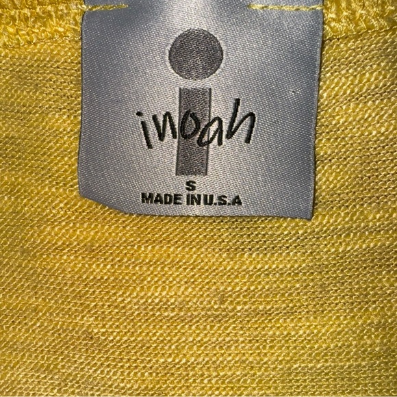INOAH Art To Wear Yellow Sweater Size Small - Picture 7 of 9